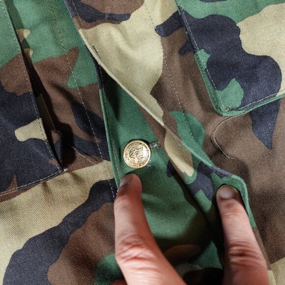 Apolinar 1948 Camo Army Field Jacket Mens Small Tall Fit Custom Logo - Picture 6 of 13